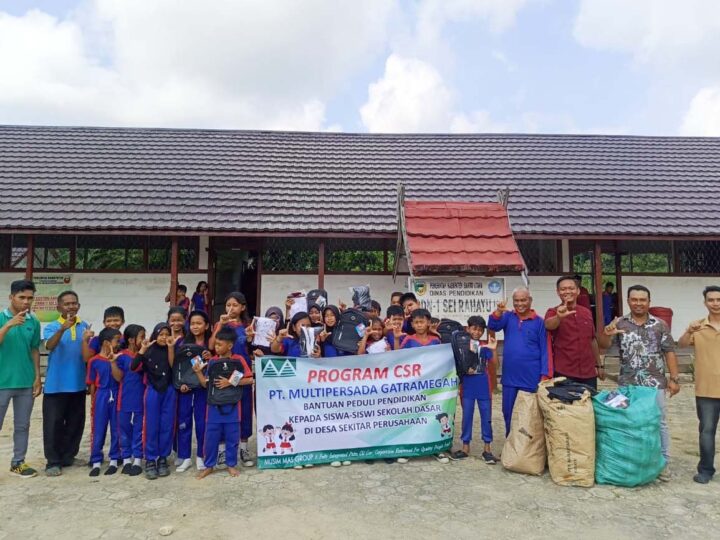 PT MPG Salurkan Bantuan Perlengkapan Sekolah Kepada Desa Sekitar Perusahaan