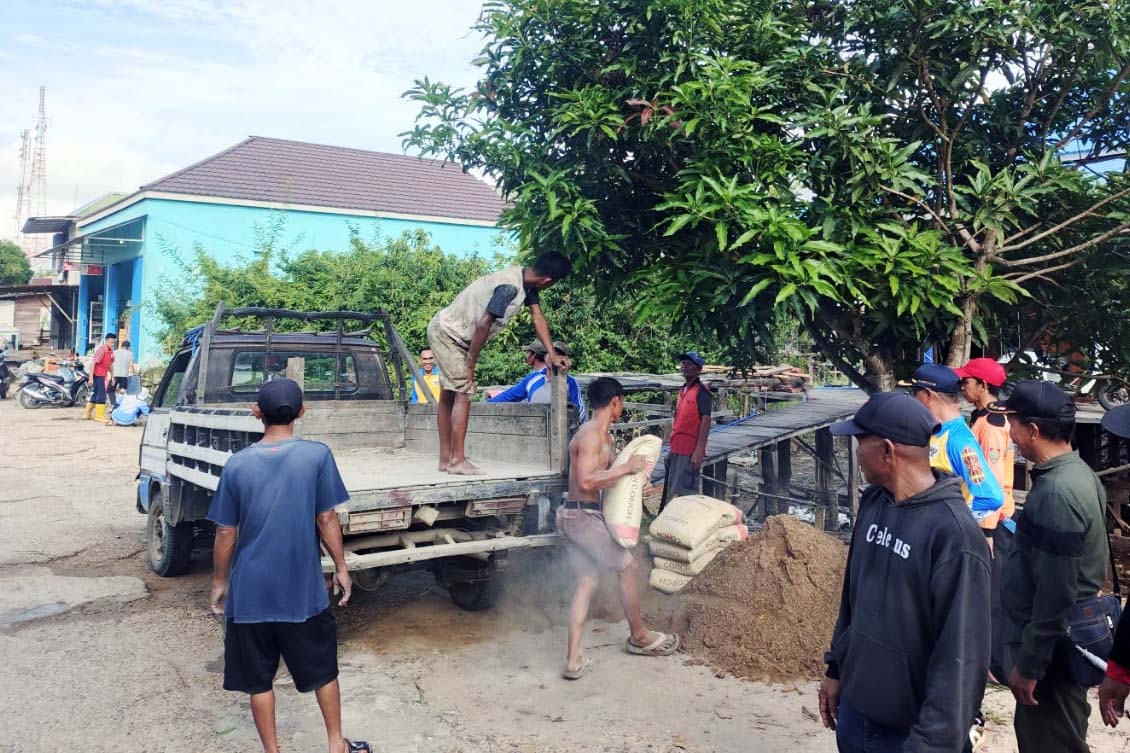Dukungan PT ABB, Bangkitkan Semangat Gotong Royong Masyarakat Bangkuang
