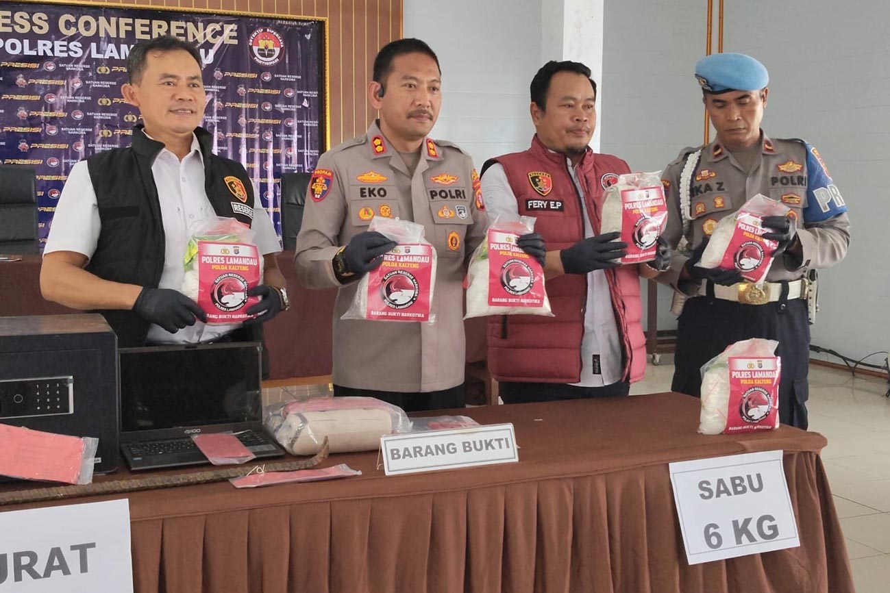 Satresnarkoba Polres Lamandau Ungkap Dua Kasus Sabu, Empat Tersangka Diamankan