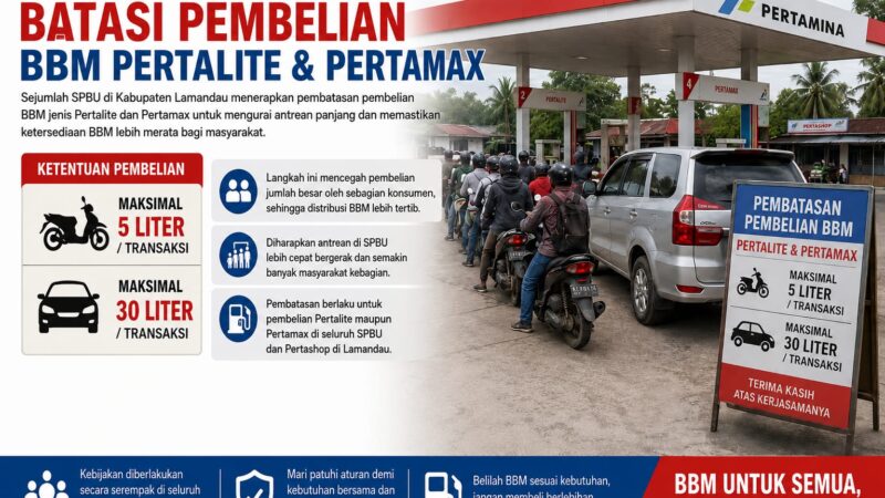 Cegah Pembelian Berlebihan, SPBU di Lamandau Batasi Pengisian Pertalite dan Pertamax
