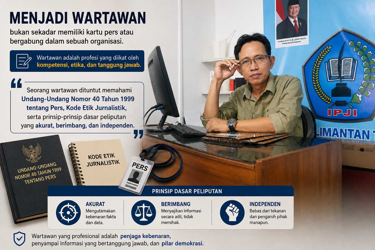 Kualitas Wartawan Lebih Penting daripada Kuantitas Anggota Organisasi