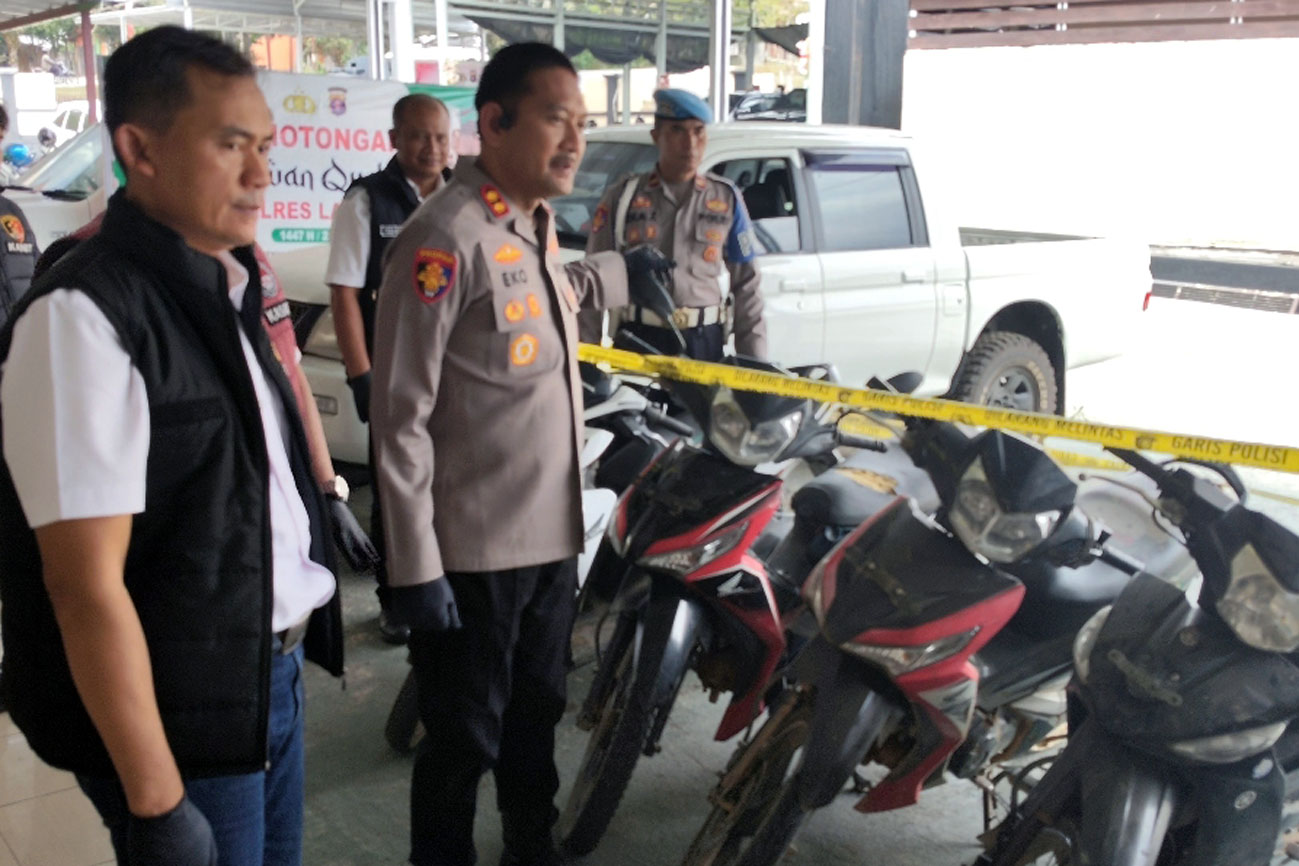 Satreskrim Polres Lamandau Bongkar Serangkaian Curanmor dan Curat, BB diamankan