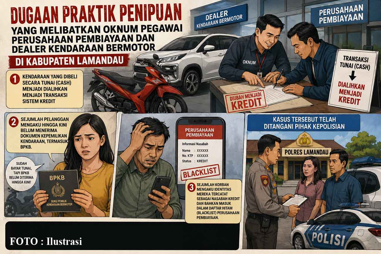Diduga Alihkan Pembelian Cash Menjadi Kredit, 100 Warga Lamandau Disebut Jadi Korban