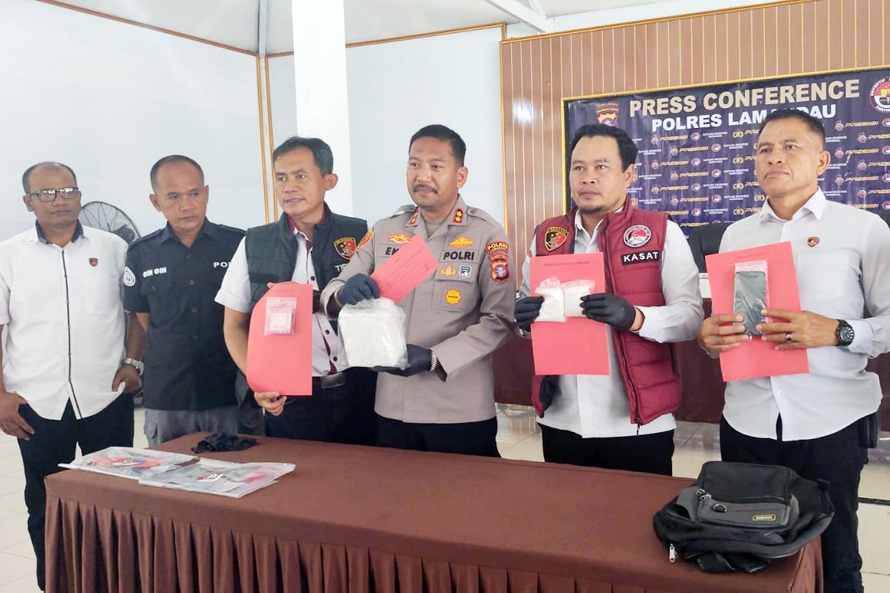 Kurir Sabu 1,2 Kilogram dan 72 Butir Ekstasi Ditangkap di Lamandau
