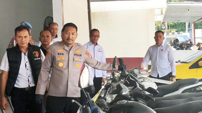 Residivis Curanmor Ditangkap, 10 Unit Sepeda Motor di Amankan