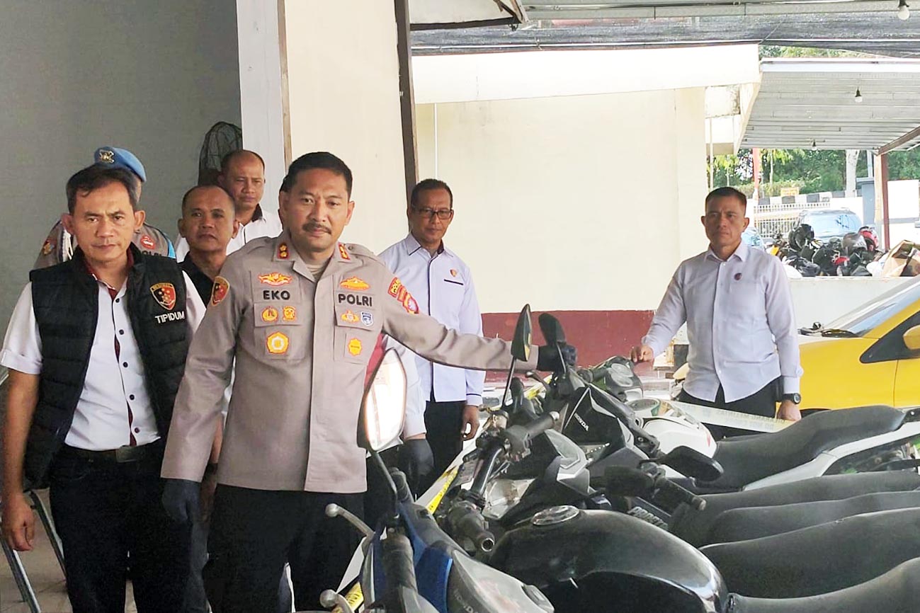Residivis Curanmor Ditangkap, 10 Unit Sepeda Motor di Amankan