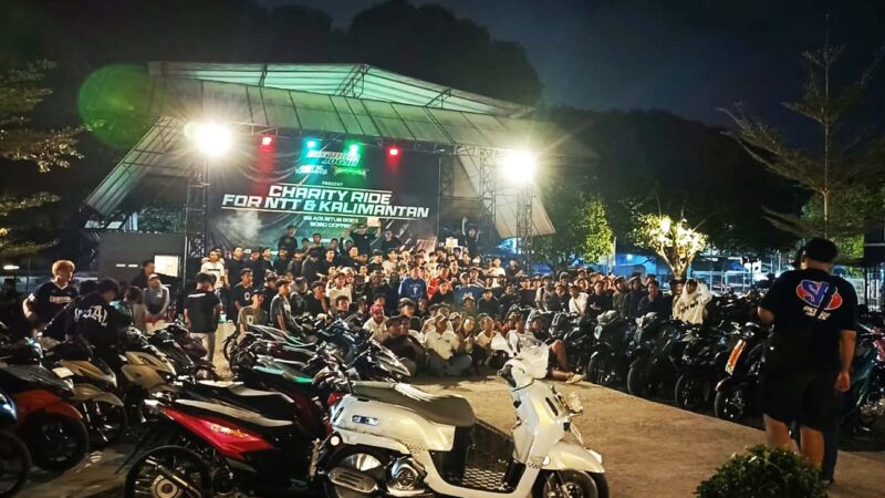 Matic Jogja Gelar Charity Ride untuk Bantu Korban Gempa NTT dan Karhutla Kalimantan