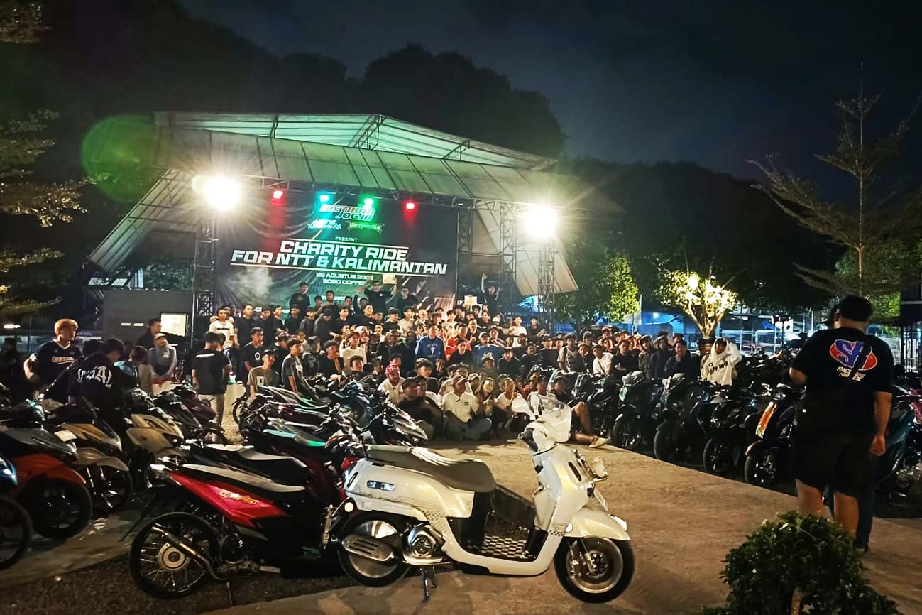 Matic Jogja Gelar Charity Ride untuk Bantu Korban Gempa NTT dan Karhutla Kalimantan