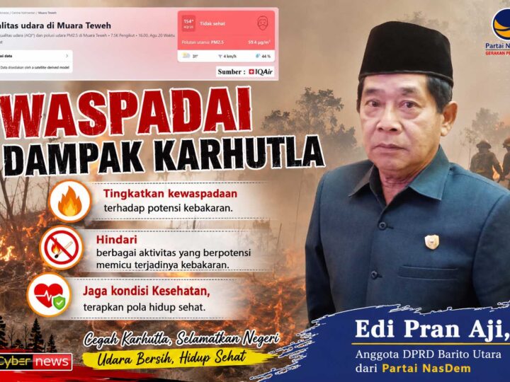 Edi Pran Aji Ingatkan Warga Waspadai Kebakaran dan Jaga Kesehatan Saat Kemarau