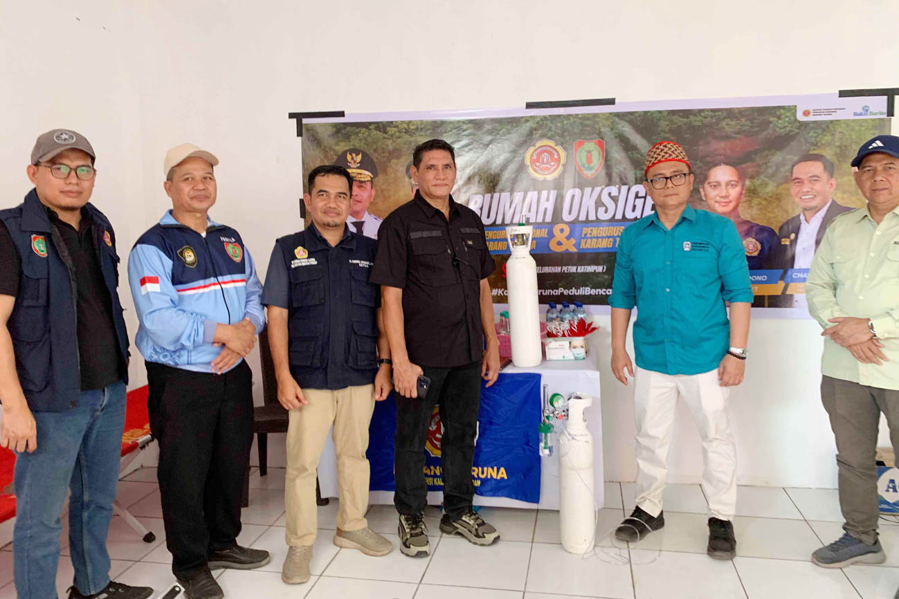 Karang Taruna Kalteng Bergerak Hadapi Karhutla, Posko Sigap Bencana dan Rumah Oksigen Didirikan di Petuk Ketimpun