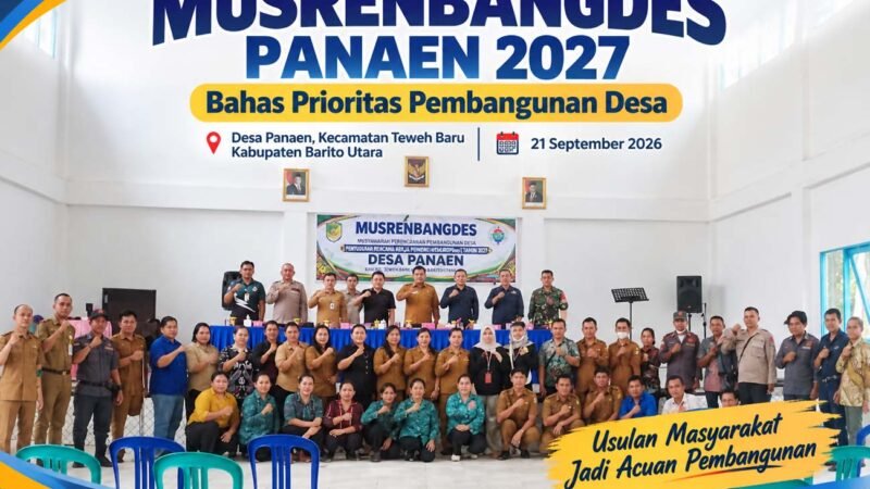 Musrenbangdes Panaen 2027 Bahas Prioritas Pembangunan, Usulan Masyarakat Jadi Acuan