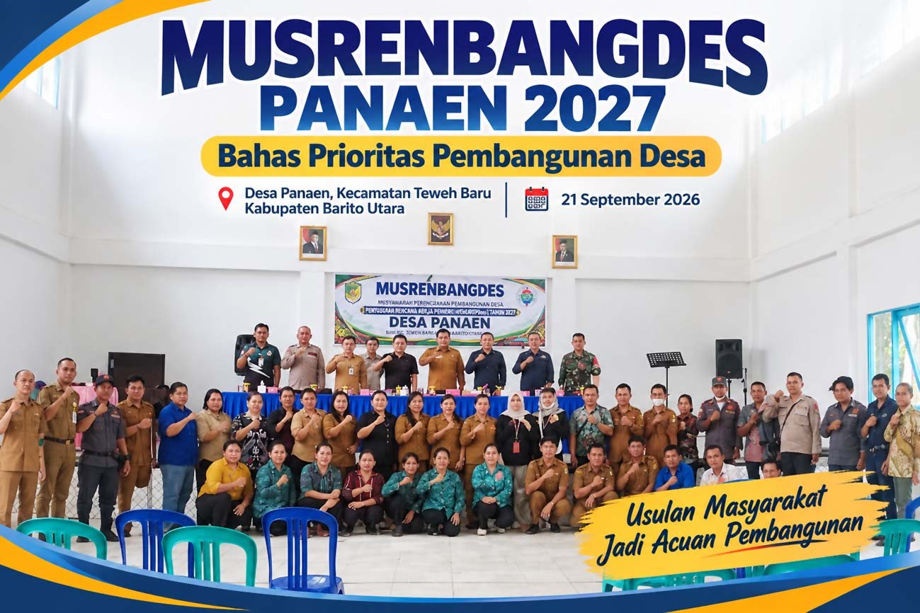 Musrenbangdes Panaen 2027 Bahas Prioritas Pembangunan, Usulan Masyarakat Jadi Acuan