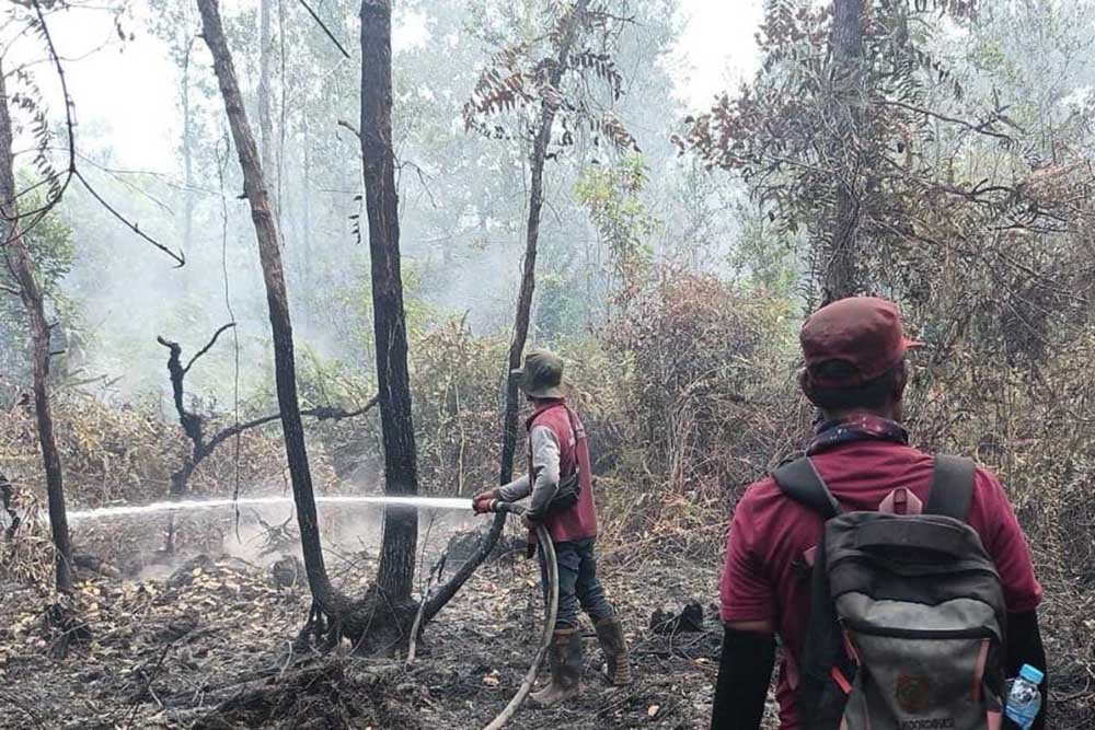 TTA Group Perkuat Sinergi Tangani Karhutla di Kapuas, Dukung Pemadaman hingga Pendinginan