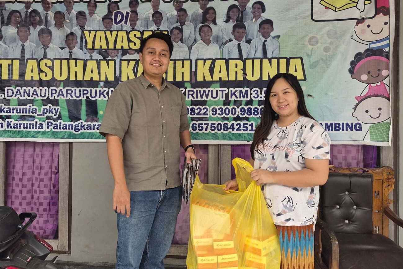 Kabut Asap Mengancam, TTA Group Salurkan 2.000 Masker dan Vitamin untuk 84 Anak Panti di Palangka Raya