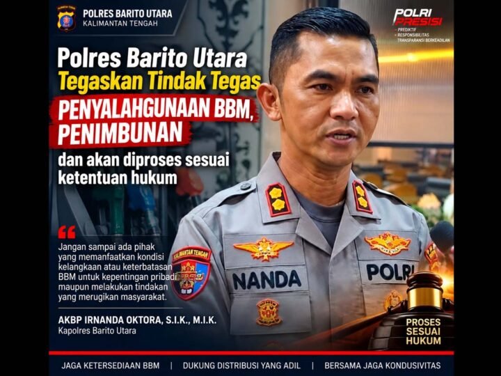 Polres Barito Utara Tegaskan Tindak Tegas Penyalahgunaan BBM di Tengah Kelangkaan