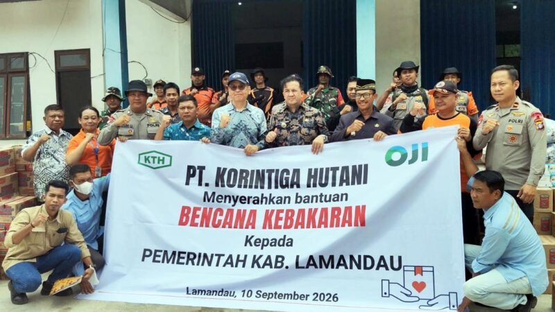 Pemkab Lamandau Terima Bantuan dari PT Korintiga Hutani