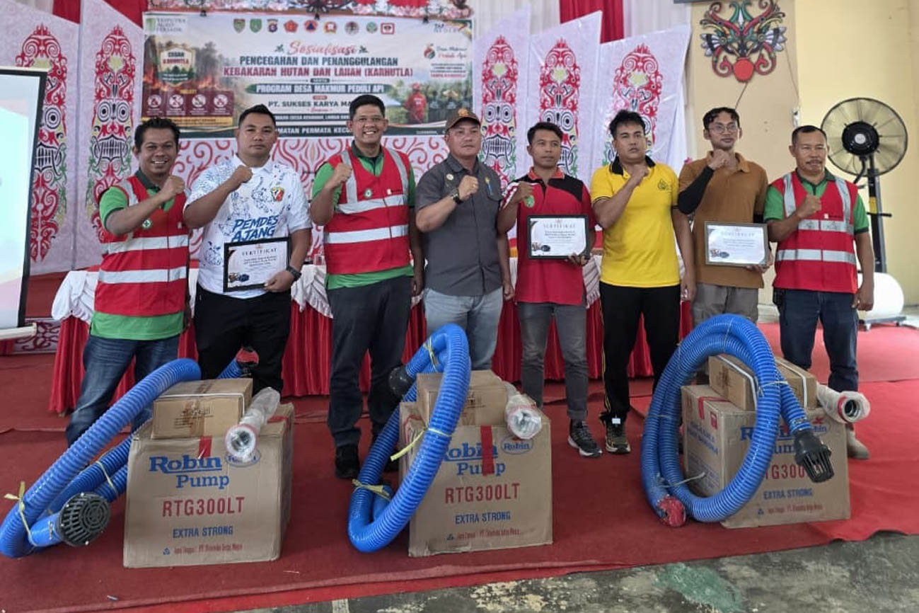 Cegah Karhutla, PT SKM Perkuat KTPA di Desa Binaan