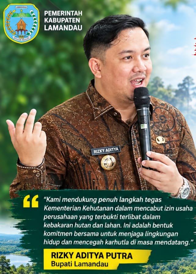 Kemenhut Cabut Izin Dua Perusahaan di Lamandau, Bupati Dukung Penegakan Hukum Karhutla