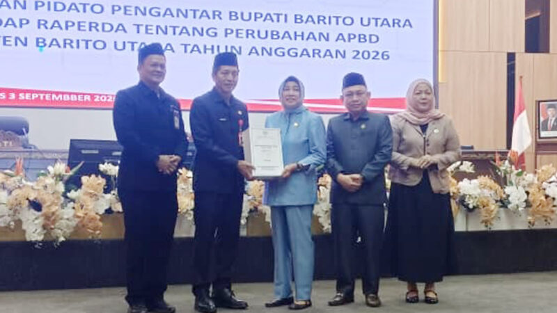 DPRD Barito Utara Gelar Paripurna Perubahan APBD 2026