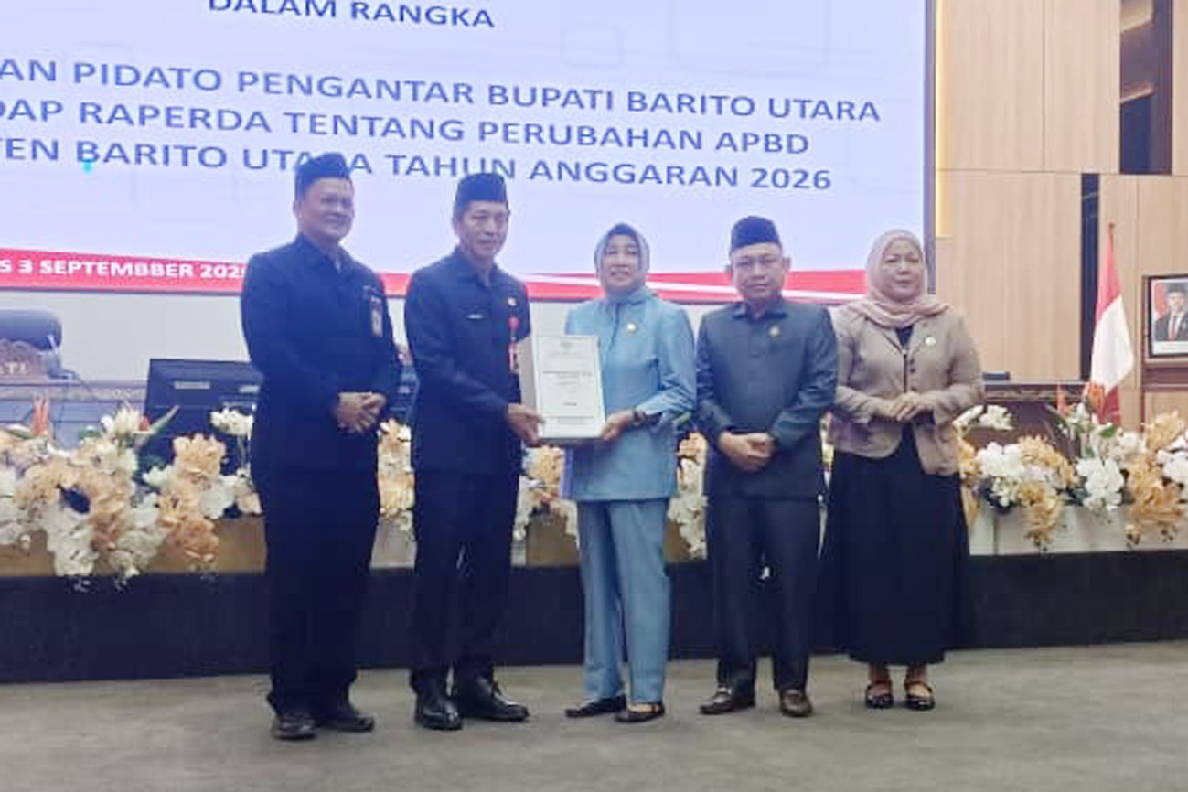DPRD Barito Utara Gelar Paripurna Perubahan APBD 2026