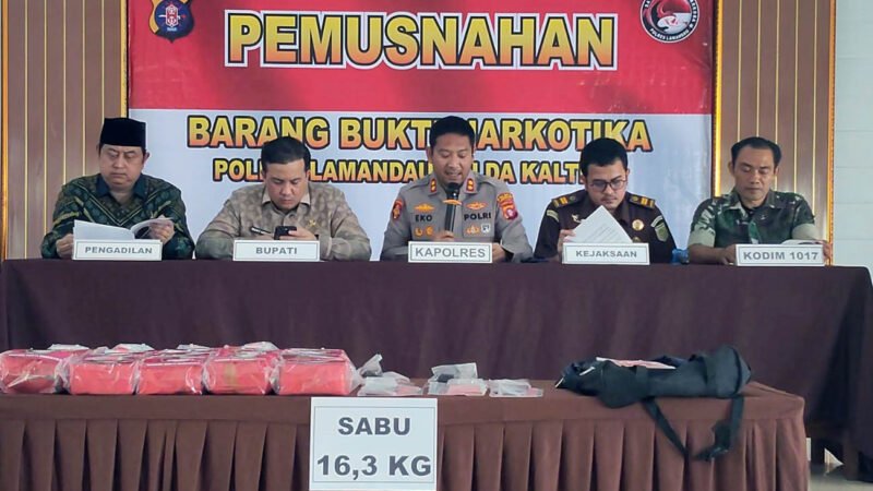 Tiga Kurir Sabu Diciduk, Dua Di antaranya Residivis