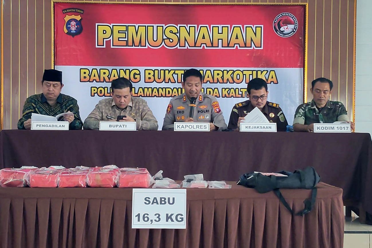 Tiga Kurir Sabu Diciduk, Dua Di antaranya Residivis