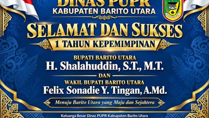 Setahun Kepemimpinan Shalahuddin-Felix, Dinas PUPR Barito Utara Tegaskan Dukungan Program GASPOL 11:12